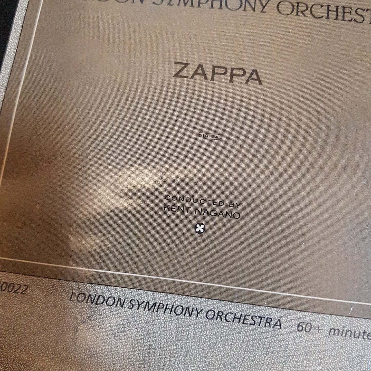 FRANK ZAPPA - RYKO ON CD CANADIAN PROMO (1980s USED) POSTER