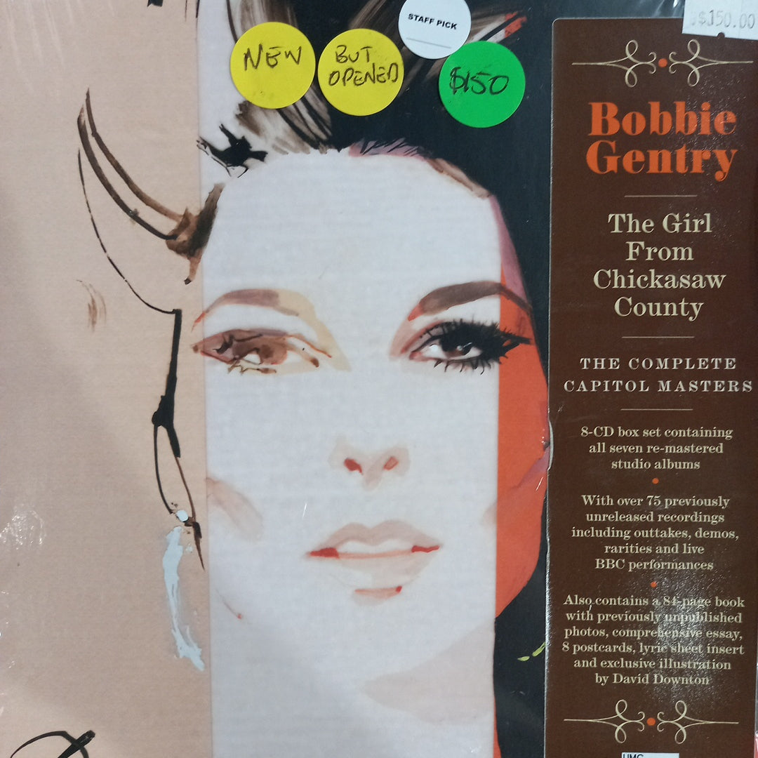 BOBBIE GENTRY - THE GIRL FROM CHICKASAW COUNTY (8CD) BOX SET (OPENED BUT UNPLAYED)