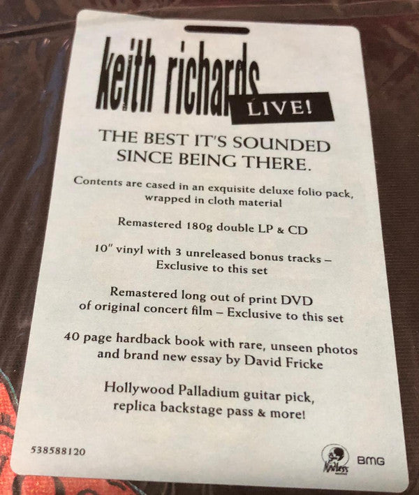KEITH RICHARDS & THE X-PENSIVE WINOS - LIVE AT THE HOLLYWOOD PALLADIUM (LP/CD/DVD) (USED BOX SET M-/M-)