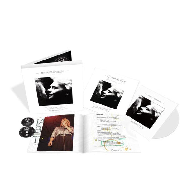 JOHN FARNHAM – THE COMPLETE WHISPERING JACK (30TH ANNIVERSARY) NUMBERED LTD EDN BOX SET VINYL + CD, DVD