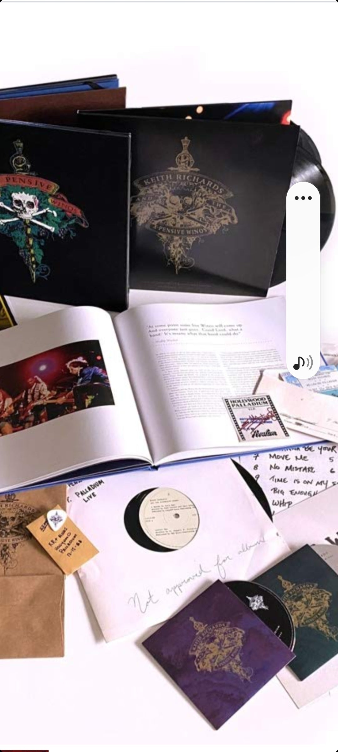 KEITH RICHARDS & THE X-PENSIVE WINOS - LIVE AT THE HOLLYWOOD PALLADIUM (LP/CD/DVD) (USED BOX SET M-/M-)