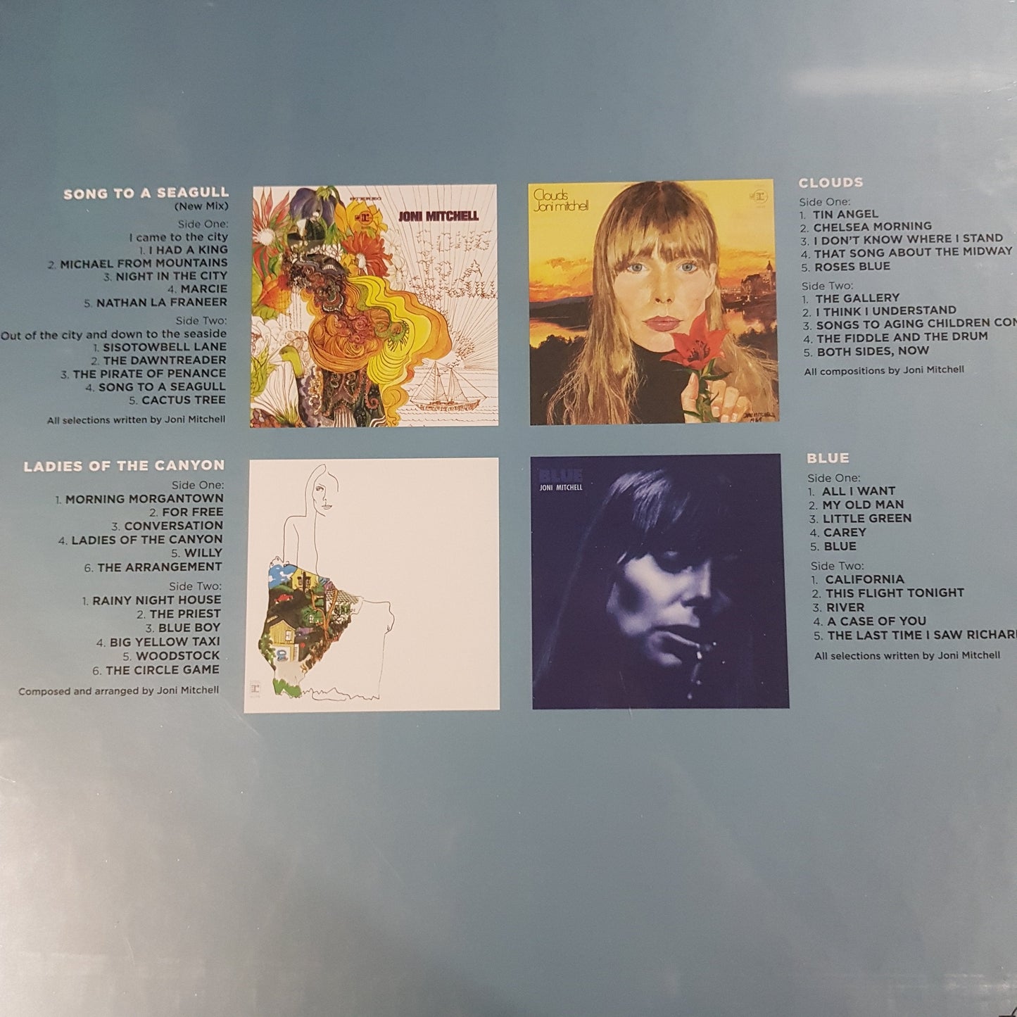 JONI MITCHELL - THE REPRISE ALBUM (1968-1971 4CD) BOX SET