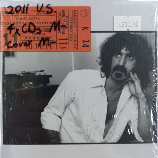 FRANK ZAPPA - CARNEGIE HALL (USED CD 2011 4CD SET M- M-)