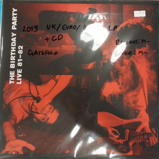 BIRTHDAY PARTY - LIVE 81-82 (USED VINYL 2013 UK/EURO/US 2LP + CD M- M-)