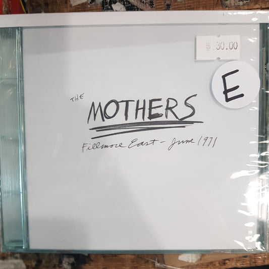 FRANK ZAPPA - MOTHERS: LIVE AT FILMORE EAST 1971 CD
