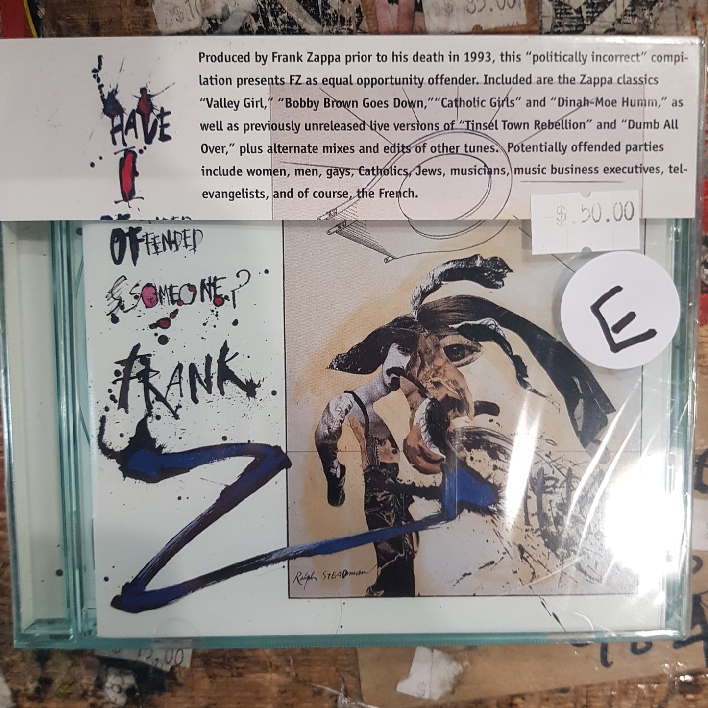 FRANK ZAPPA - DID I OFFEND SOMEONE CD