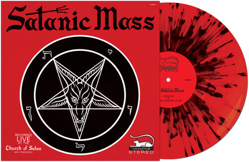 Anton Lavey: Satanic Mass - RED/BLACK SPLATTER