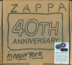 FRANK ZAPPA - ZAPPA IN NEW YORK (4OTH ANNIVERSARY DELUXE EDITION 5CD) CD BOX SET